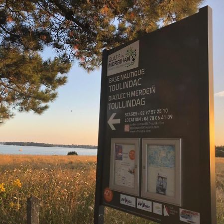 Maison Vue Mer Dans Le Golfe Du Morbihan Baden Exteriör bild