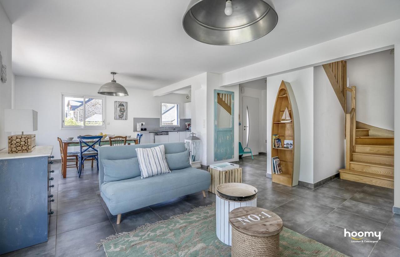 Maison Vue Mer Dans Le Golfe Du Morbihan Baden Exteriör bild