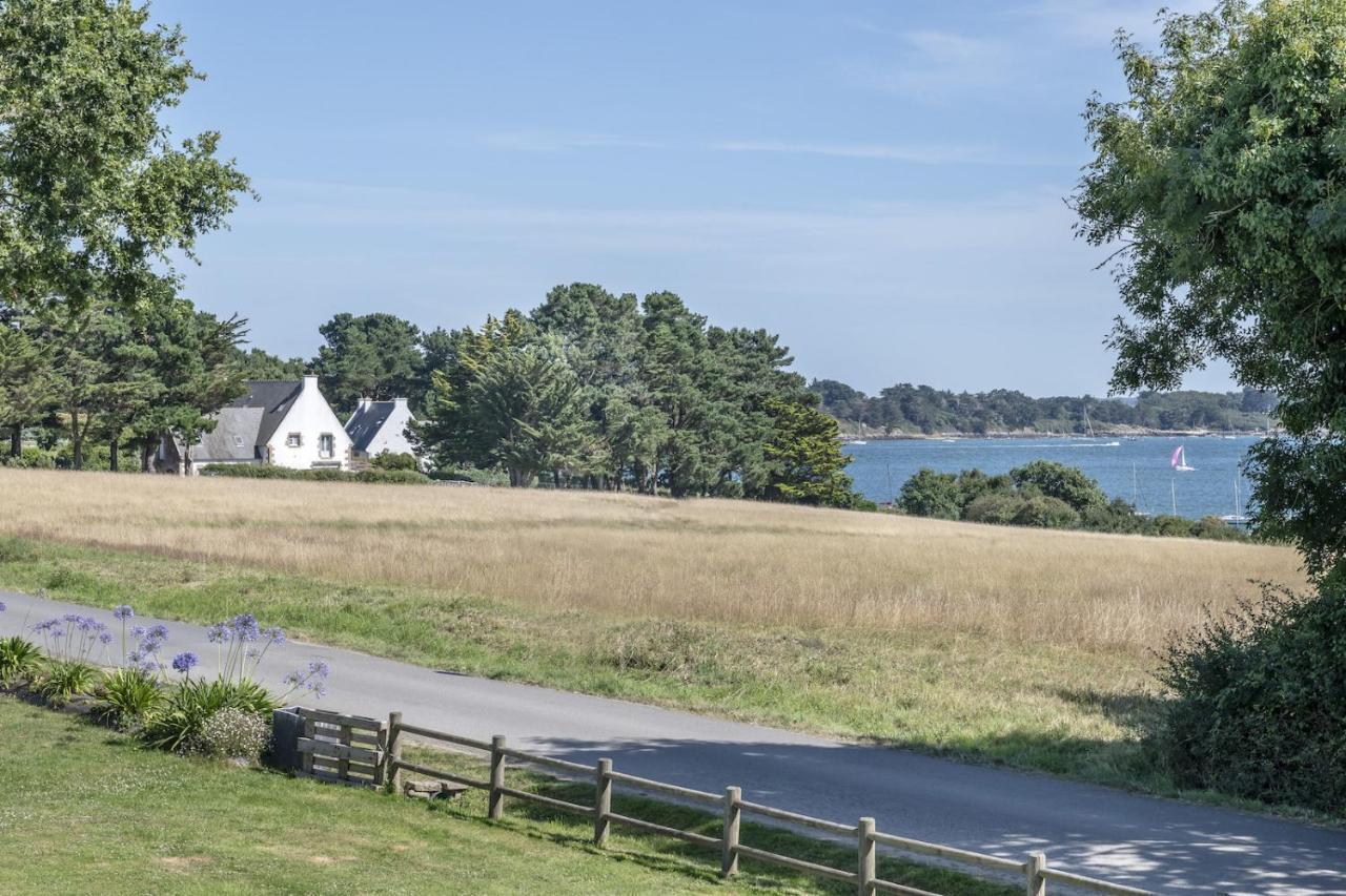 Maison Vue Mer Dans Le Golfe Du Morbihan Baden Exteriör bild