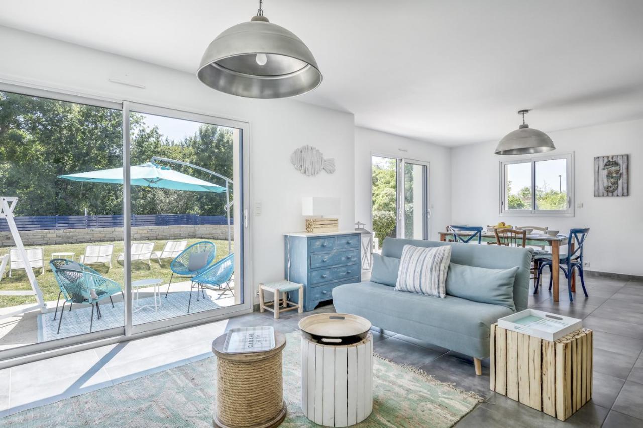 Maison Vue Mer Dans Le Golfe Du Morbihan Baden Exteriör bild