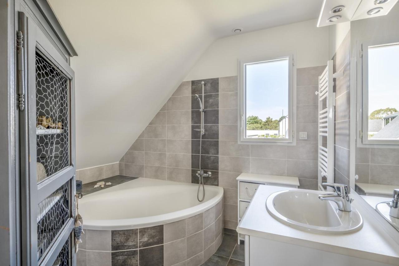 Maison Vue Mer Dans Le Golfe Du Morbihan Baden Exteriör bild