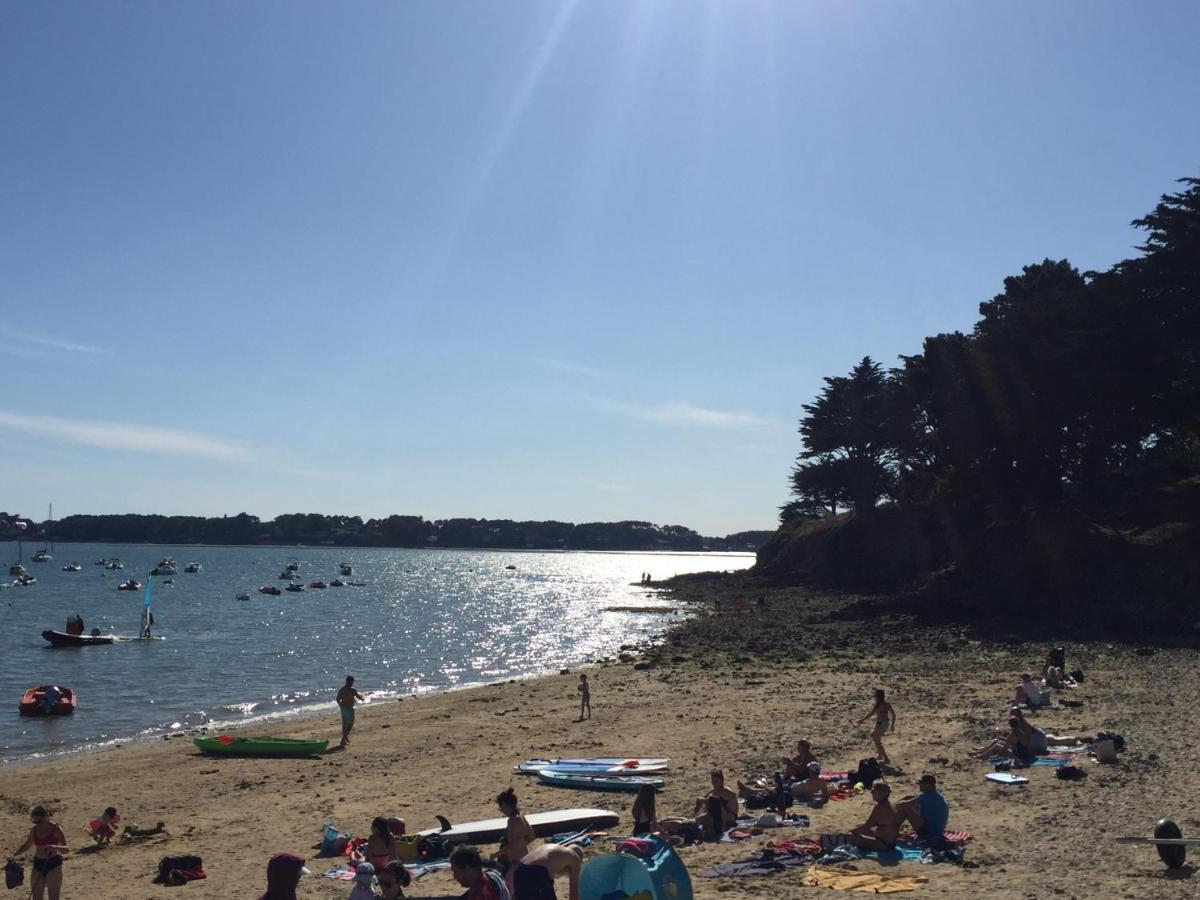 Maison Vue Mer Dans Le Golfe Du Morbihan Baden Exteriör bild