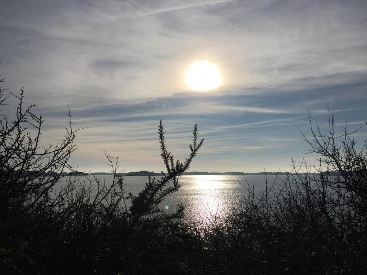 Maison Vue Mer Dans Le Golfe Du Morbihan Baden Exteriör bild