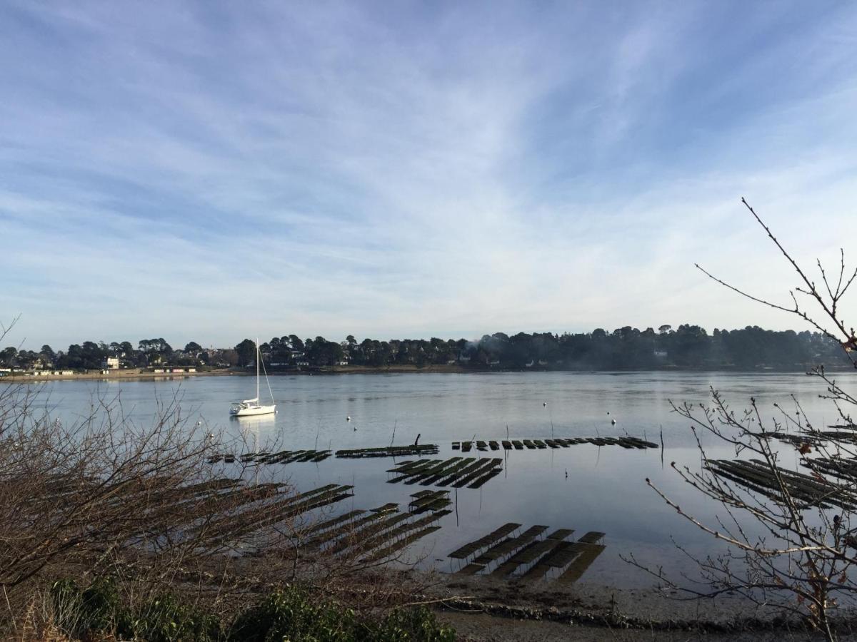 Maison Vue Mer Dans Le Golfe Du Morbihan Baden Exteriör bild