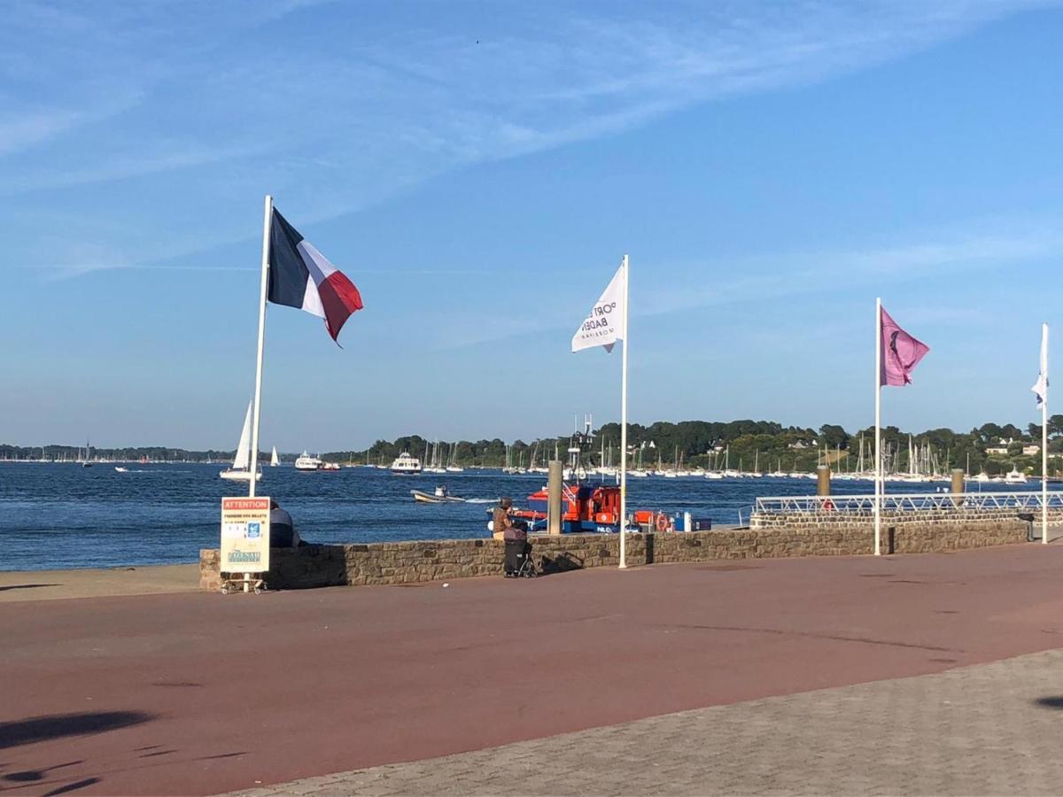 Maison Vue Mer Dans Le Golfe Du Morbihan Baden Exteriör bild