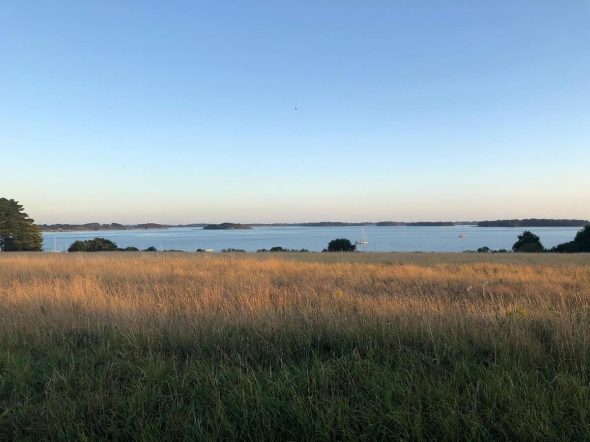 Maison Vue Mer Dans Le Golfe Du Morbihan Baden Exteriör bild